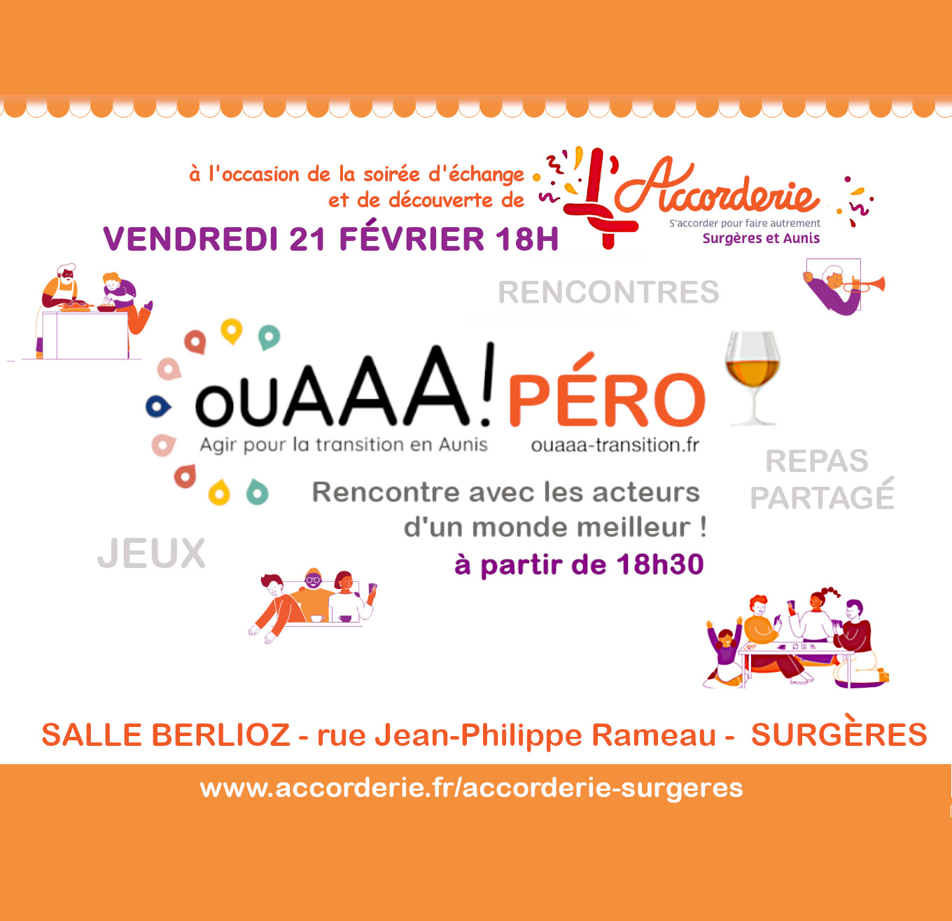 OUAAA’péro le 21 février à Surgères !